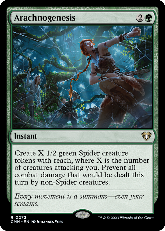 MAGIC: THE GATHERING  - Arachnogenesis (CMM-272) - Commander Masters