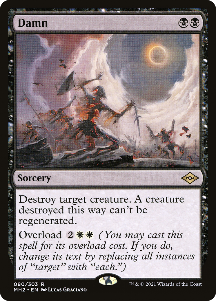 MAGIC: THE GATHERING  - Damn (MH2-080) - Modern Horizons 2 Foil
