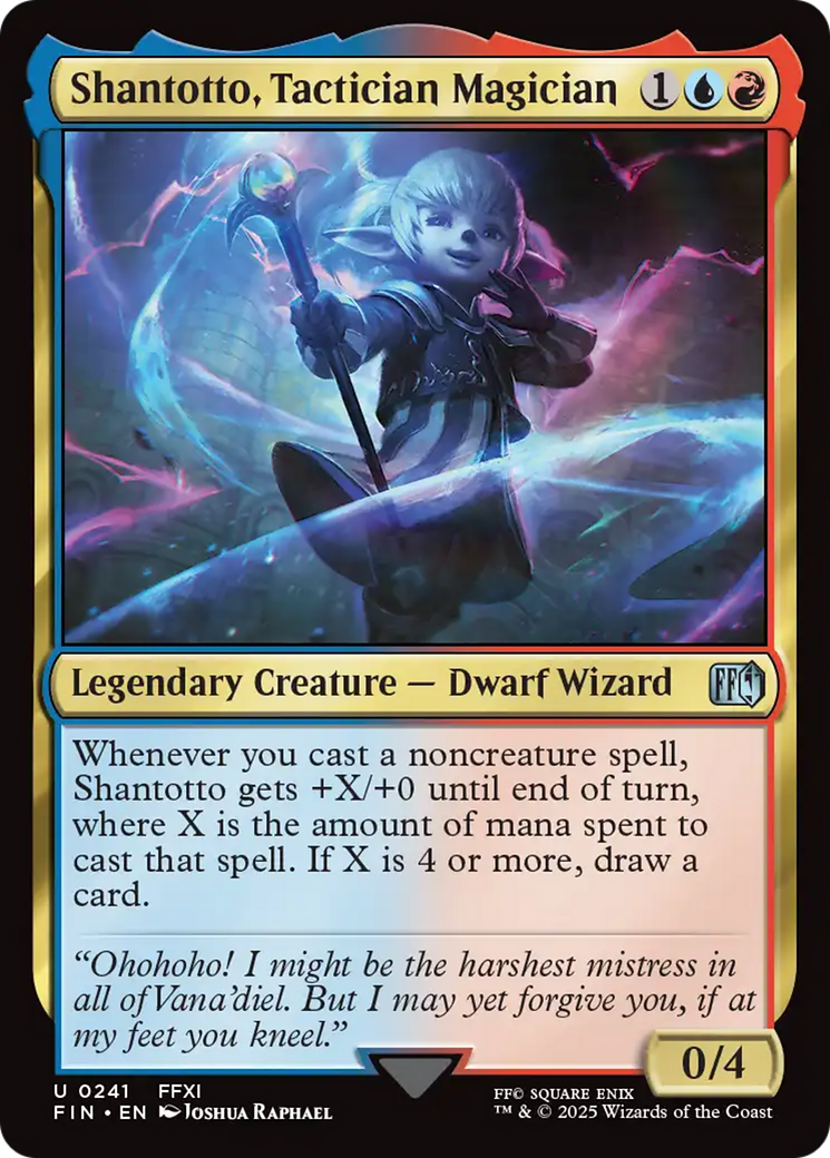 MAGIC: THE GATHERING  - Shantotto, Tactician Magician (FIN-241) - FINAL FANTASY Foil