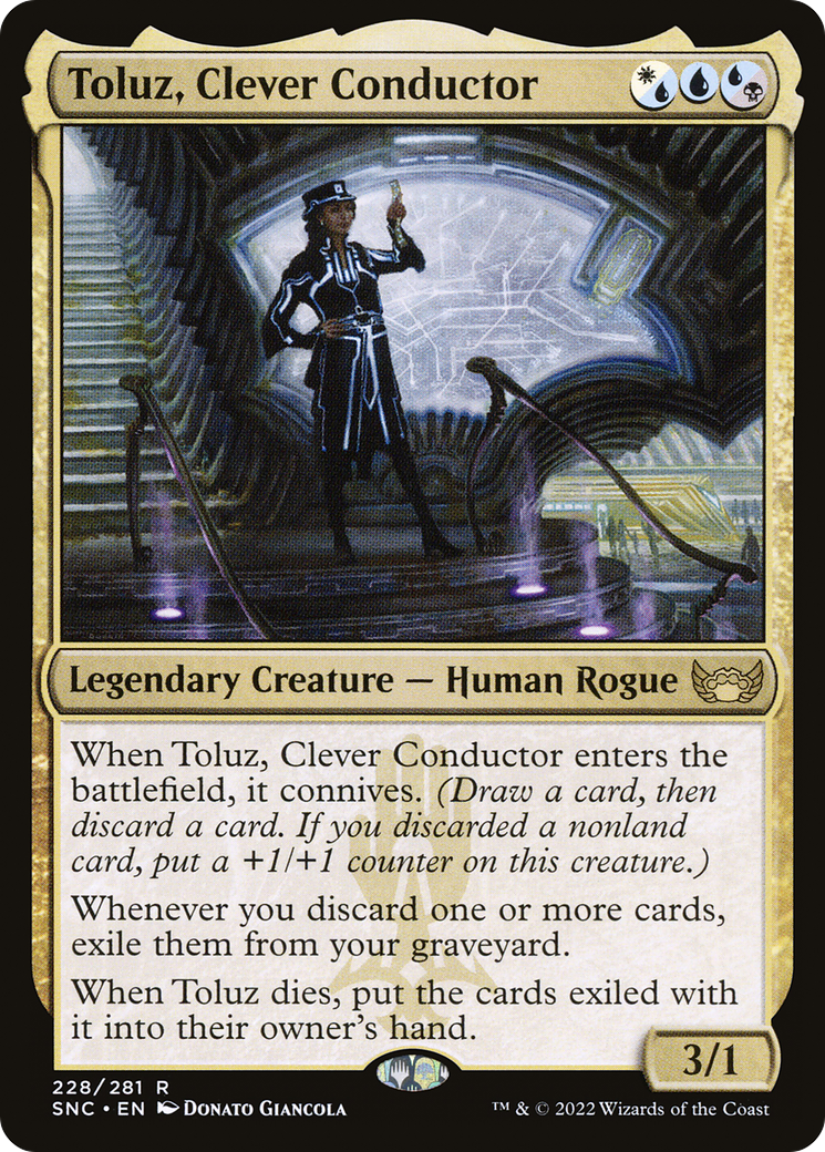 MAGIC: THE GATHERING  - Toluz, Clever Conductor (SNC-228) - Streets of New Capenna