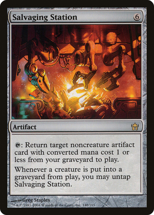 MAGIC: THE GATHERING  - Salvaging Station (5DN-148) - Fifth Dawn