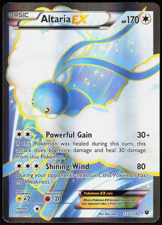 ALTARIA EX 123/124 FATES COLLIDE POKEMON ULTRA RARE HOLO LP