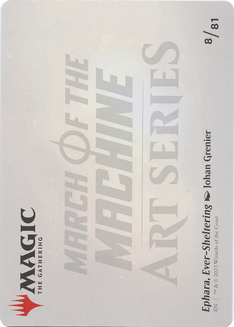 MAGIC: THE GATHERING  - Ephara, Ever-Sheltering // Ephara, Ever-Sheltering (AMOM-008) - March of the Machine Art Series (Borderless) Foil