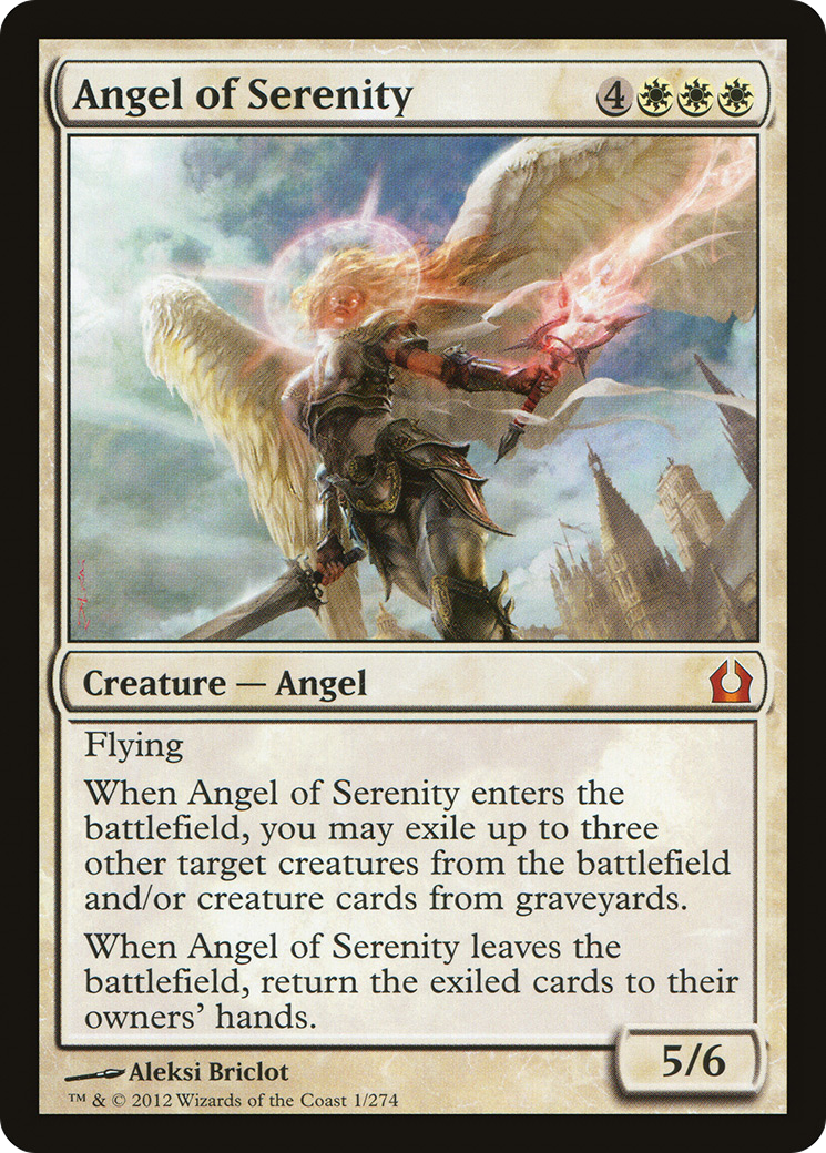 MAGIC: THE GATHERING  - Angel of Serenity (RTR-001) - Return to Ravnica