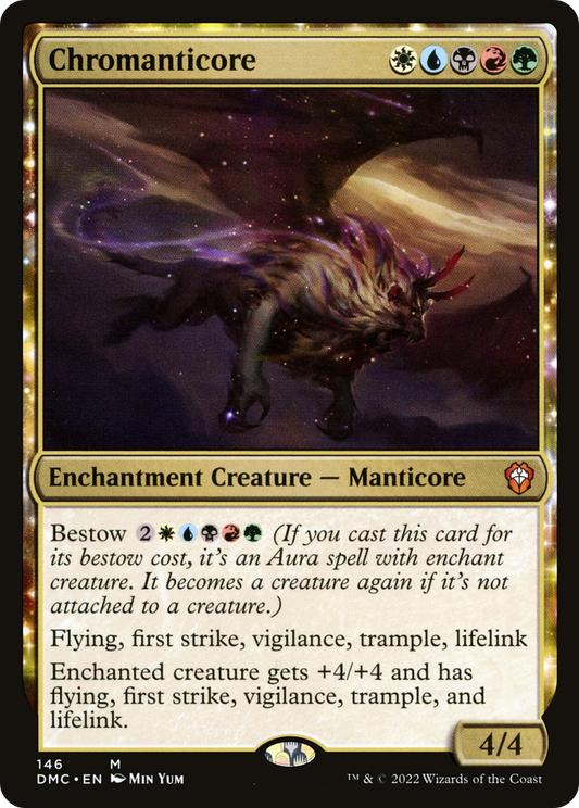 MAGIC: THE GATHERING  - Chromanticore (DMC-146) - Dominaria United Commander: (enchantment)