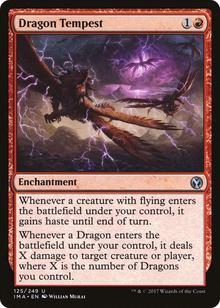 MAGIC: THE GATHERING  - Dragon Tempest (IMA-125) - Iconic Masters Foil