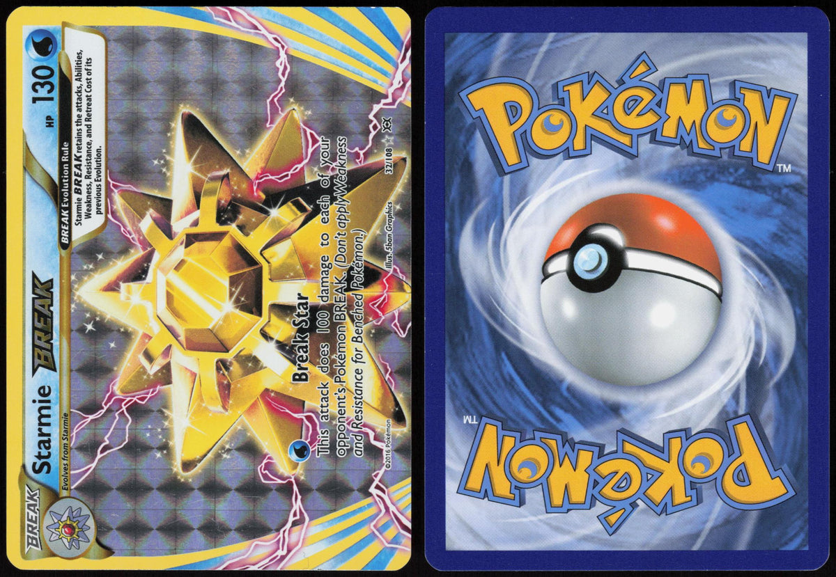 STARMIE BREAK 32/108 EVOLUTIONS POKEMON BREAK RARE HOLO LP