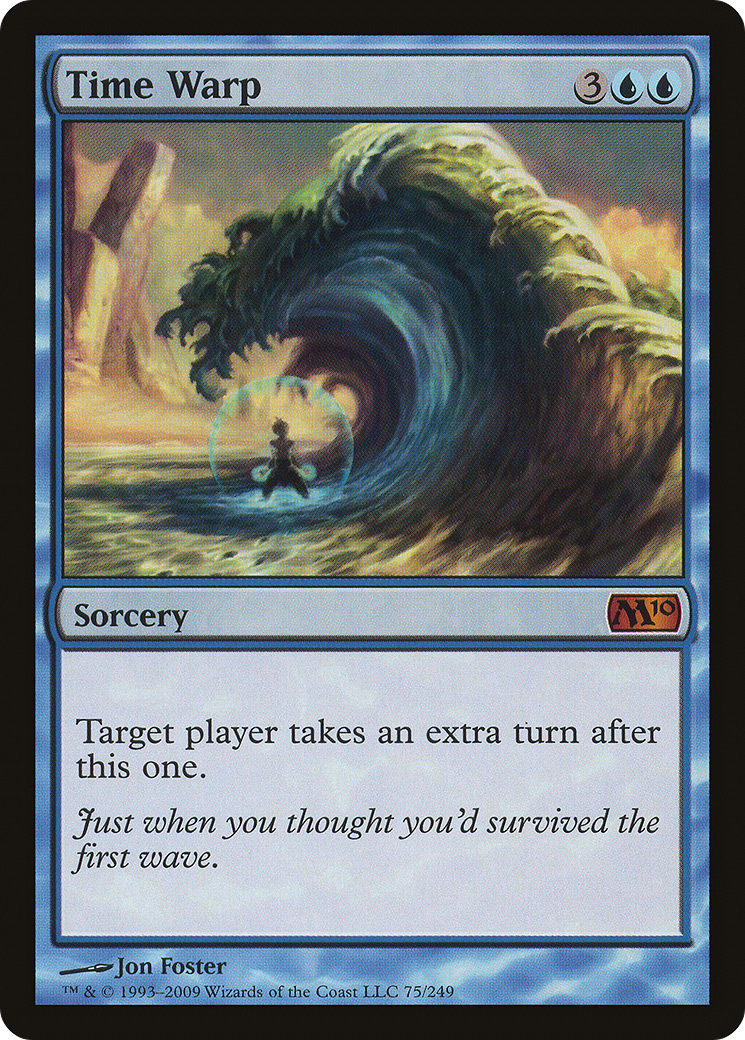 MAGIC: THE GATHERING  - Time Warp (M10-075) - Magic 2010