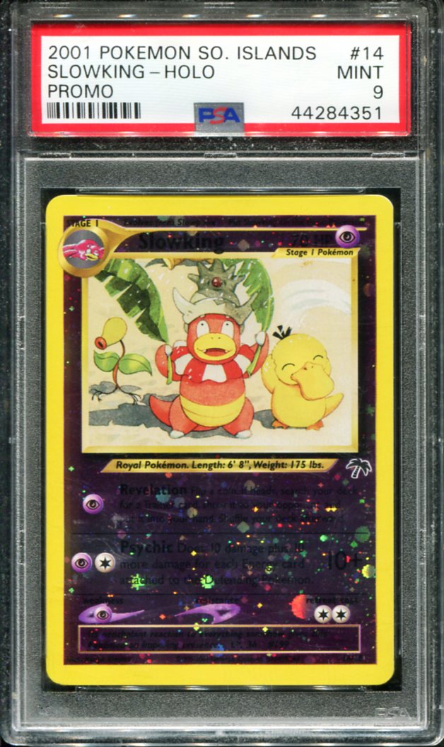 SLOWKING HOLO 14/18 PSA 9 SOUTHERN ISLANDS PROMO POKEMON