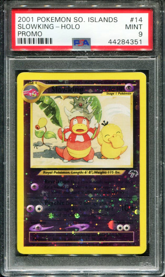 SLOWKING HOLO 14/18 PSA 9 SOUTHERN ISLANDS PROMO POKEMON