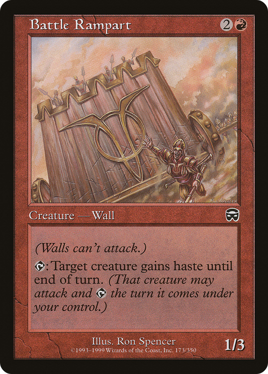 MAGIC: THE GATHERING  - Battle Rampart (MMQ-173) - Mercadian Masques Foil
