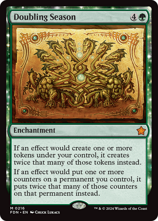 MAGIC: THE GATHERING  - Doubling Season (FDN-216) - Foundations: (enchantment)