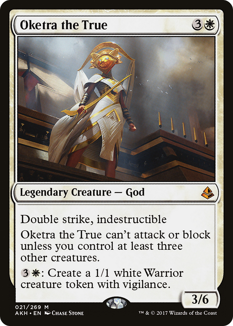 MAGIC: THE GATHERING  - Oketra the True (AKH-021) - Amonkhet