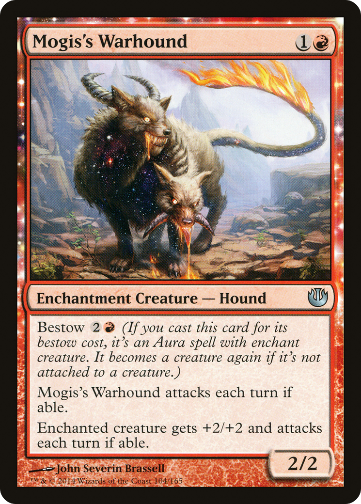 MAGIC: THE GATHERING  - Mogis's Warhound (JOU-104) - Journey into Nyx: (enchantment) Foil