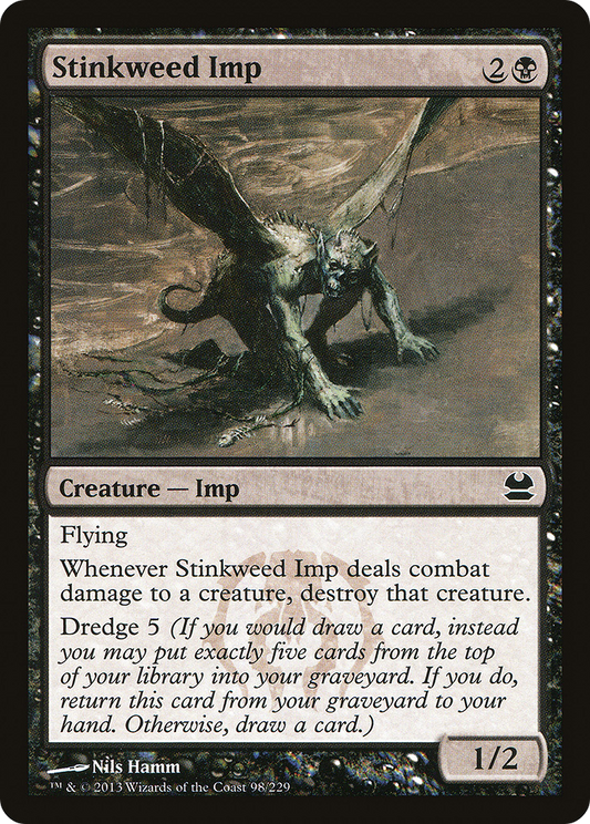 MAGIC: THE GATHERING  - Stinkweed Imp (MMA-098) - Modern Masters