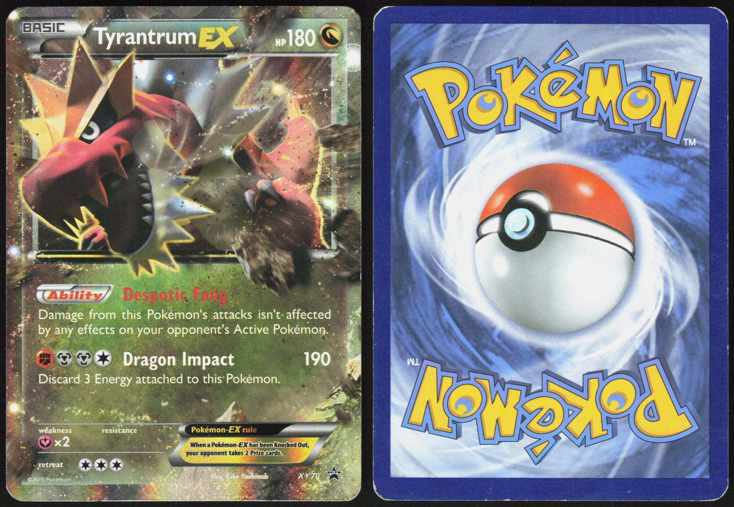 TYRANTRUM EX XY70 XY PROMO POKEMON PROMO MP