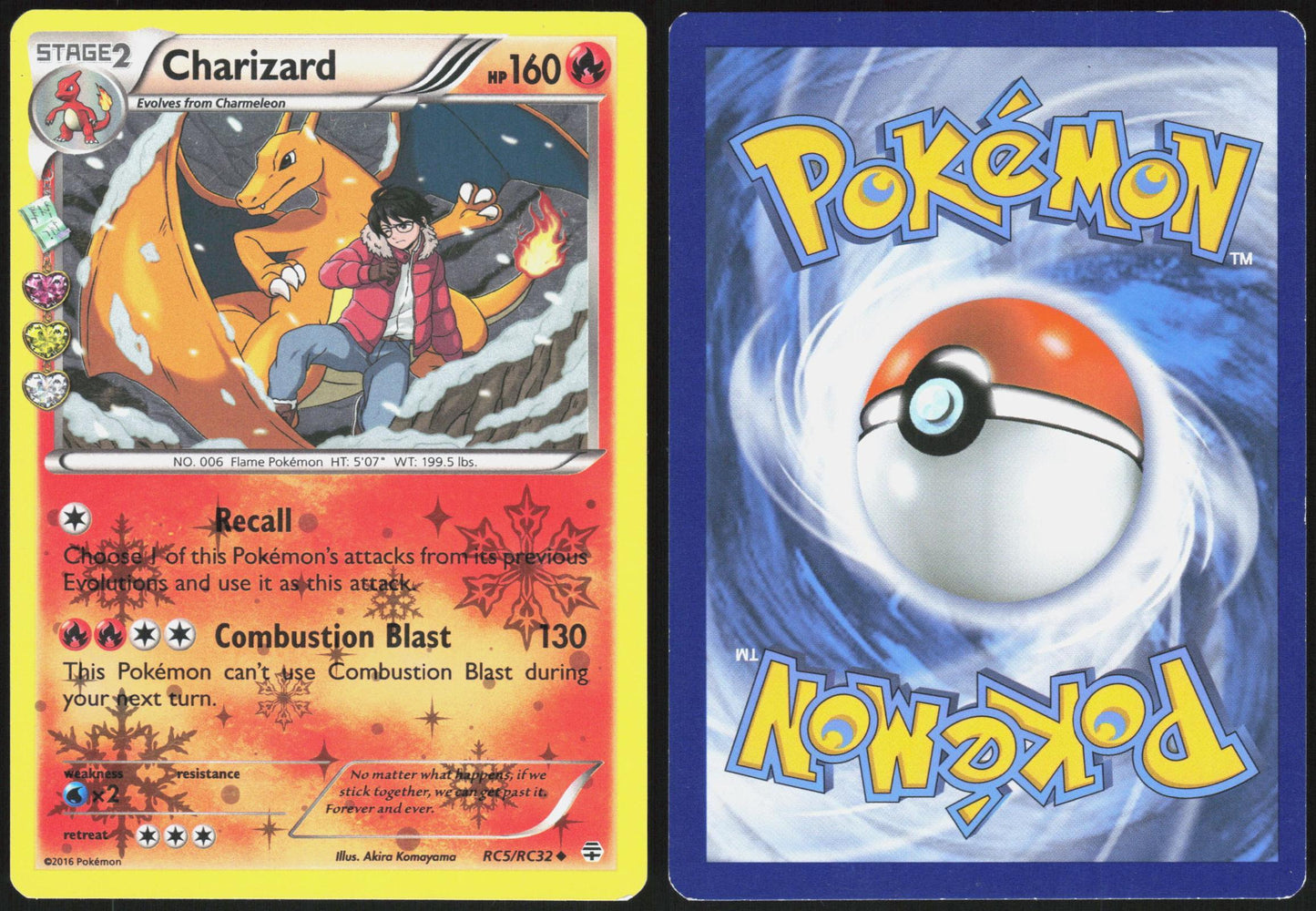 CHARIZARD RC5/RC32 GENERATIONS POKEMON UNCOMMON LP