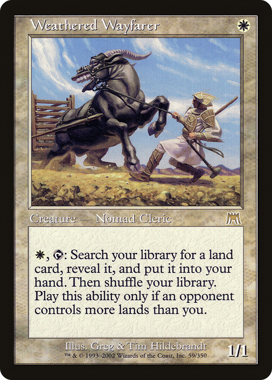 MAGIC: THE GATHERING  - Weathered Wayfarer (ONS-059) - Onslaught