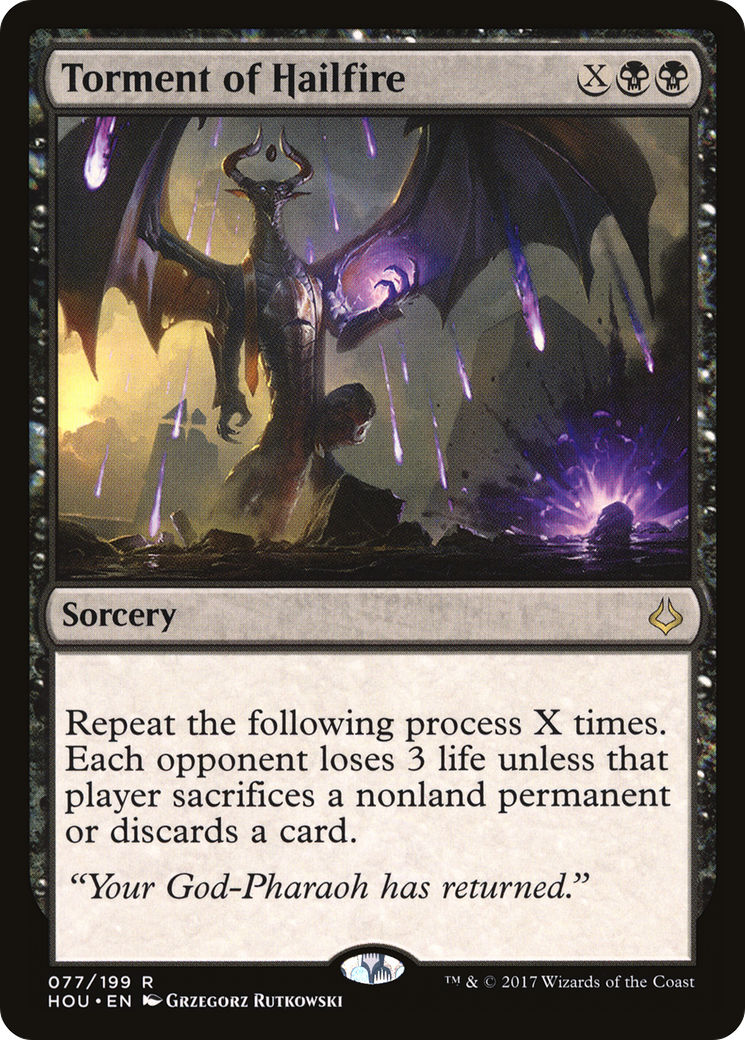 MAGIC: THE GATHERING  - Torment of Hailfire (HOU-077) - Hour of Devastation
