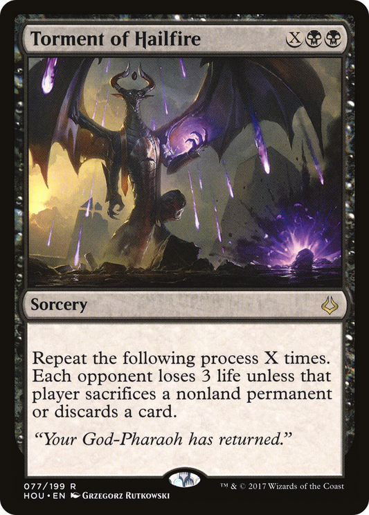 MAGIC: THE GATHERING  - Torment of Hailfire (HOU-077) - Hour of Devastation