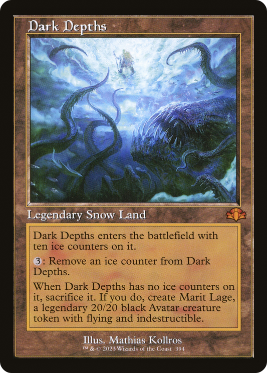MAGIC: THE GATHERING  - Dark Depths (Retro Frame) (DMR-394) - Dominaria Remastered