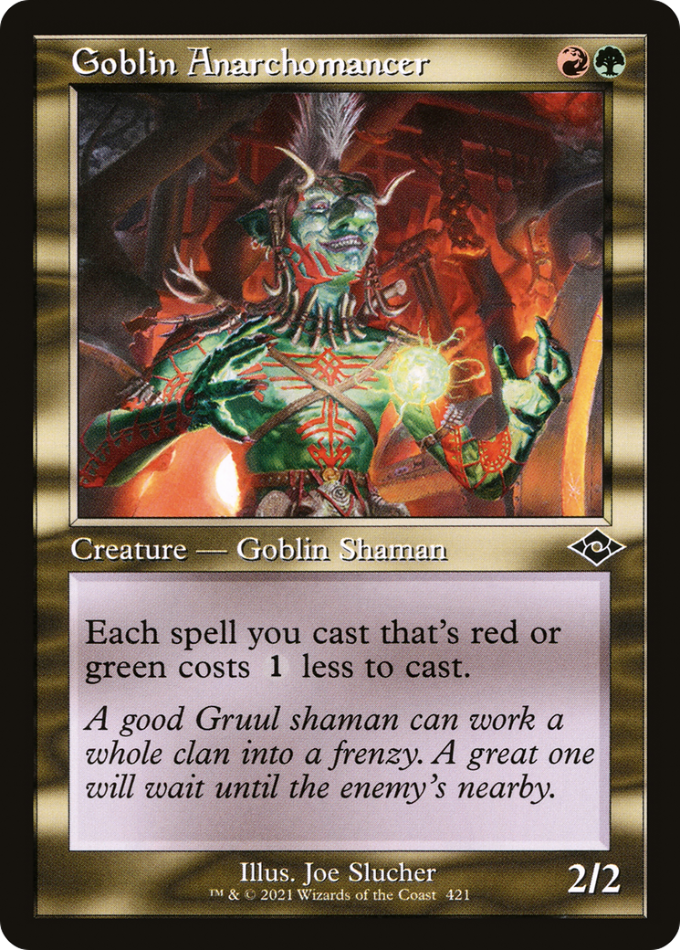 MAGIC: THE GATHERING  - Goblin Anarchomancer (Retro Frame) (MH2-421) - Modern Horizons 2