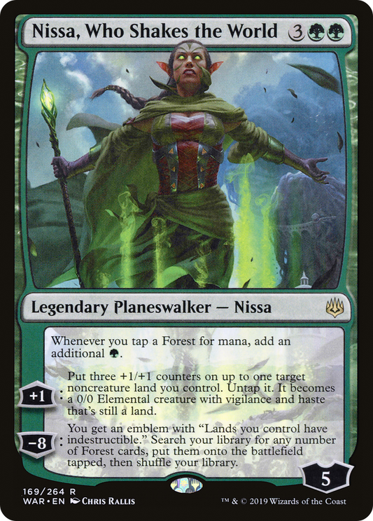 MAGIC: THE GATHERING  - Nissa, Who Shakes the World (WAR-169) - War of the Spark