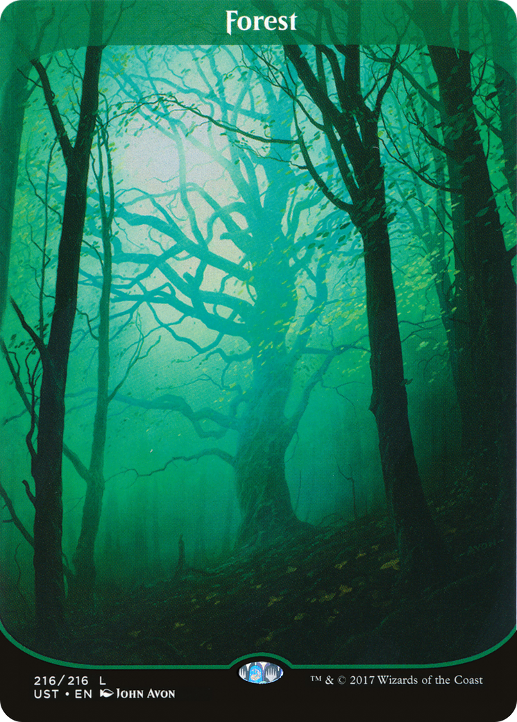 MAGIC: THE GATHERING  - Forest (UST-216) - Unstable (Borderless)