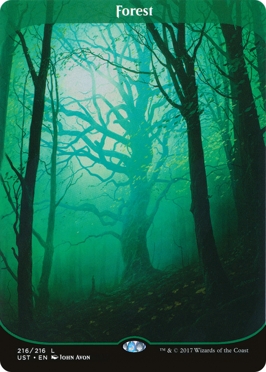 MAGIC: THE GATHERING  - Forest (UST-216) - Unstable (Borderless)