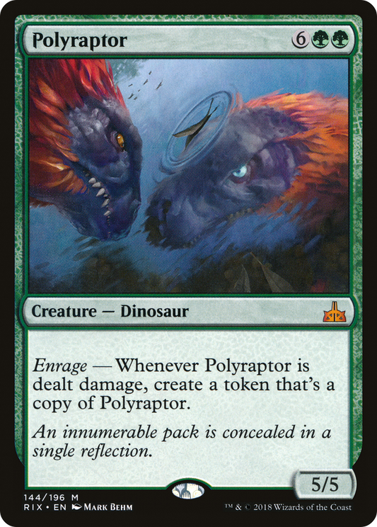 MAGIC: THE GATHERING  - Polyraptor (RIX-144) - Rivals of Ixalan