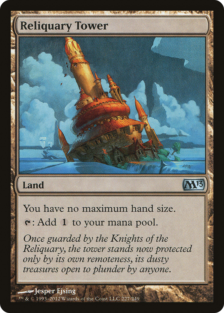 MAGIC: THE GATHERING  - Reliquary Tower (M13-227) - Magic 2013