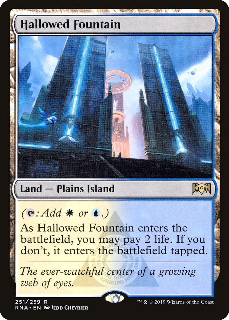 MAGIC: THE GATHERING  - Hallowed Fountain (RNA-251) - Ravnica Allegiance Foil