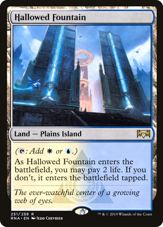 MAGIC: THE GATHERING  - Hallowed Fountain (RNA-251) - Ravnica Allegiance Foil