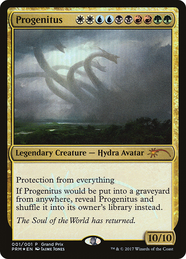 MAGIC: THE GATHERING  - Progenitus (GPP-001) - Grand Prix Promos Foil