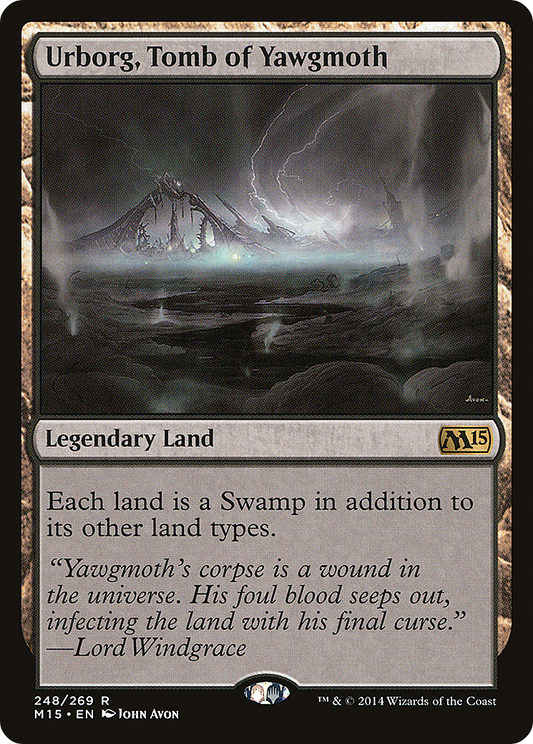 MAGIC: THE GATHERING  - Urborg, Tomb of Yawgmoth (M15-248) - Magic 2015