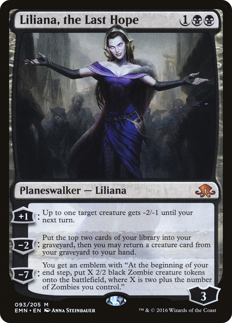 MAGIC: THE GATHERING  - Liliana, the Last Hope (EMN-093) - Eldritch Moon