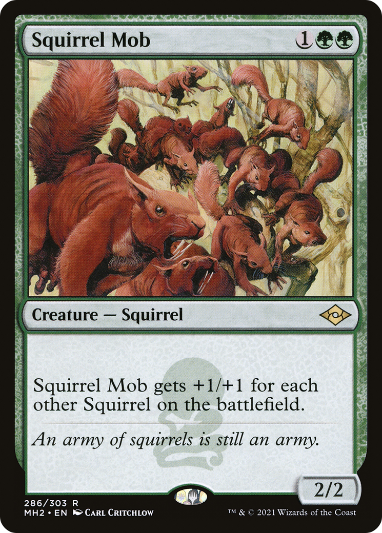 MAGIC: THE GATHERING  - Squirrel Mob (MH2-286) - Modern Horizons 2 Foil