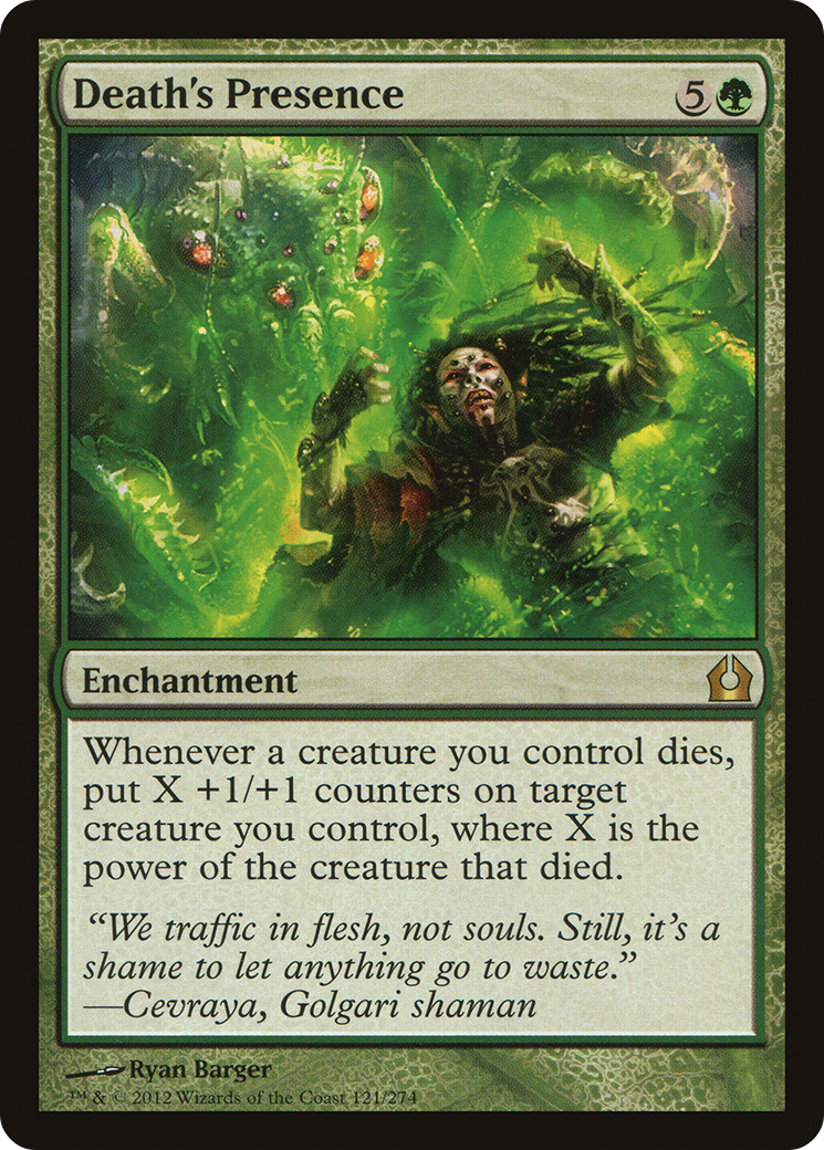 MAGIC: THE GATHERING  - Death's Presence (RTR-121) - Return to Ravnica