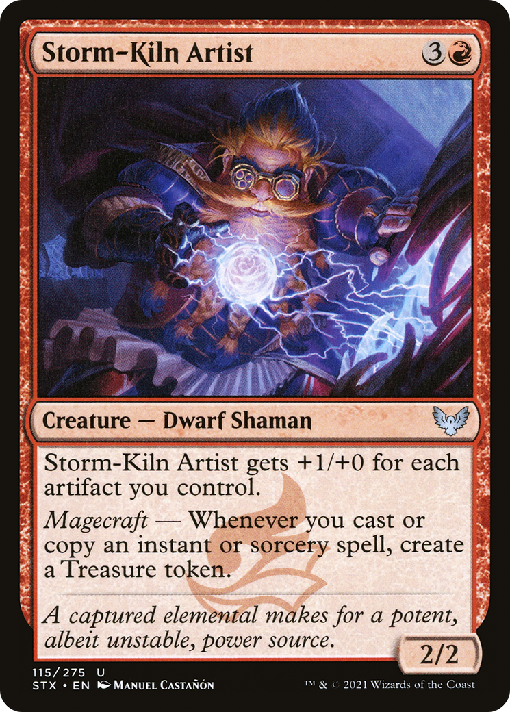 MAGIC: THE GATHERING  - Storm-Kiln Artist (STX-115) - Strixhaven: School of Mages Foil