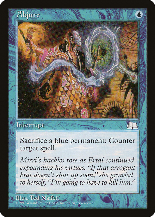 MAGIC: THE GATHERING  - Abjure (WTH-031) - Weatherlight