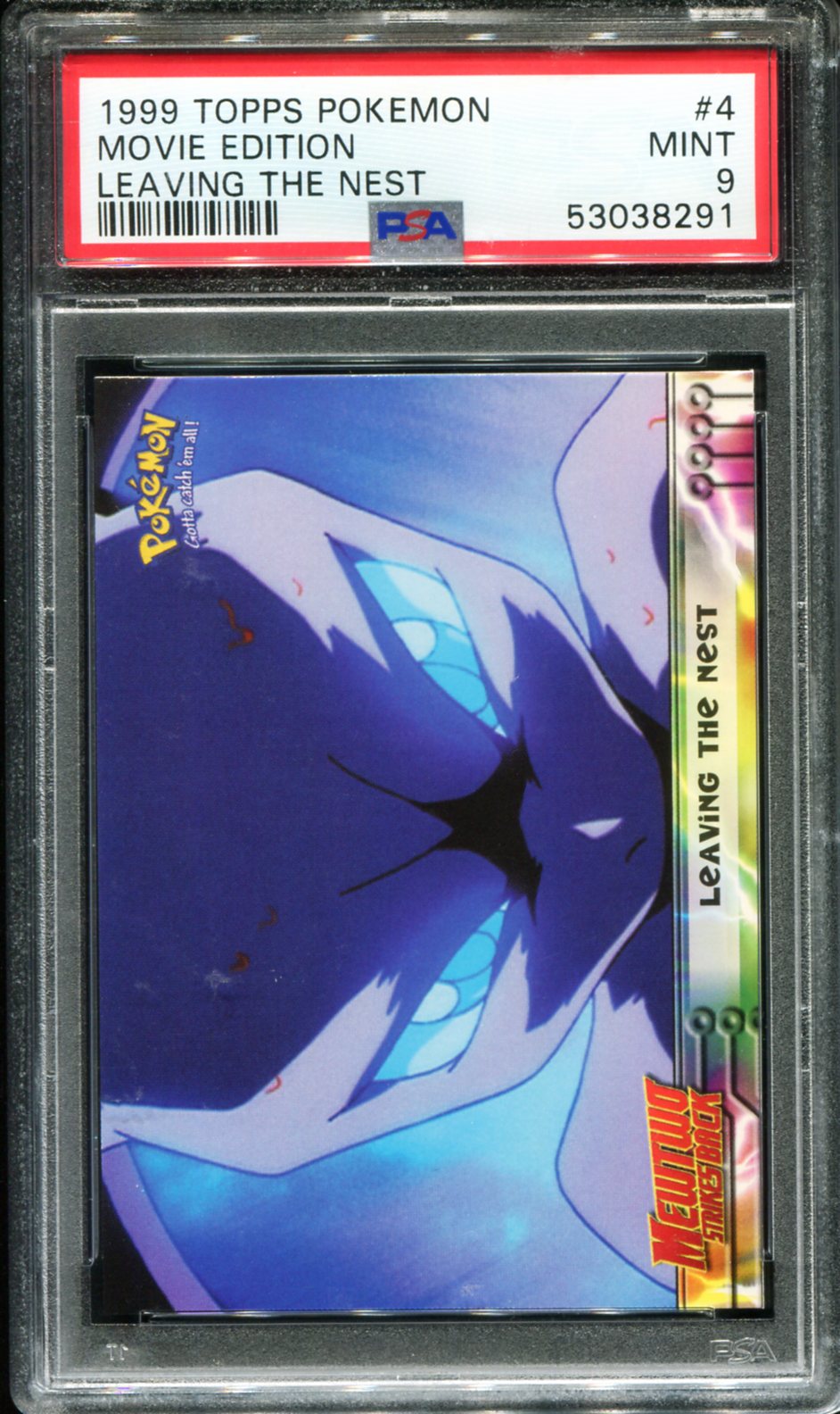 MOVIE EDITION 4 PSA 9 LEAVING THE NEST TOPPS THE MOVIE EDT POKEMON
