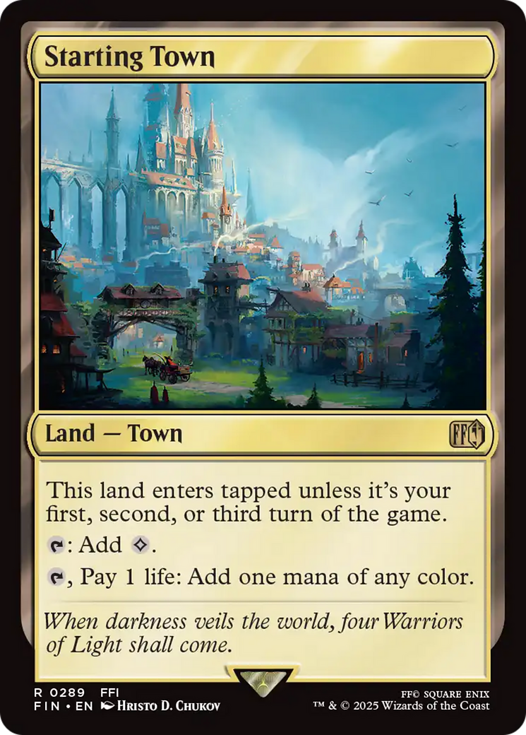 MAGIC: THE GATHERING  - Starting Town (FIN-289) - FINAL FANTASY