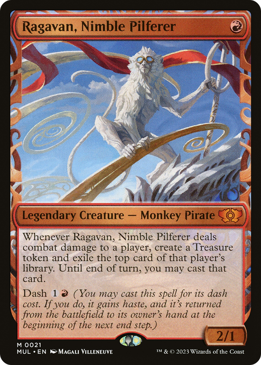 MAGIC: THE GATHERING  - Ragavan, Nimble Pilferer (MUL-021) - Multiverse Legends: (Showcase)