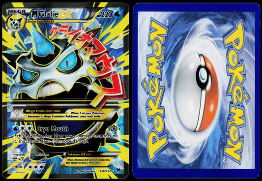 POKEMON M GLALIE EX 156/162 BREAKTHROUGH ULTRA RARE