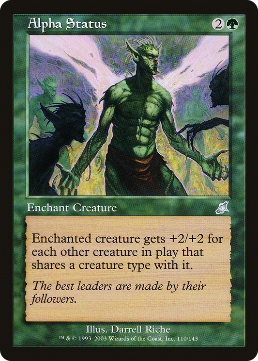 MAGIC: THE GATHERING  - Alpha Status (SCG-110) - Scourge Foil
