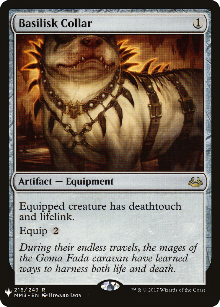 MAGIC: THE GATHERING  - Basilisk Collar (MM3) (LIST-216) - The List