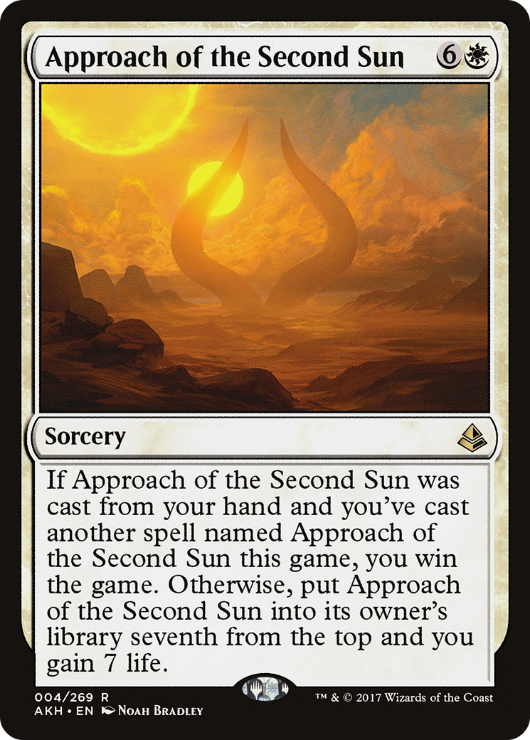 MAGIC: THE GATHERING  - Approach of the Second Sun (AKH-004) - Amonkhet
