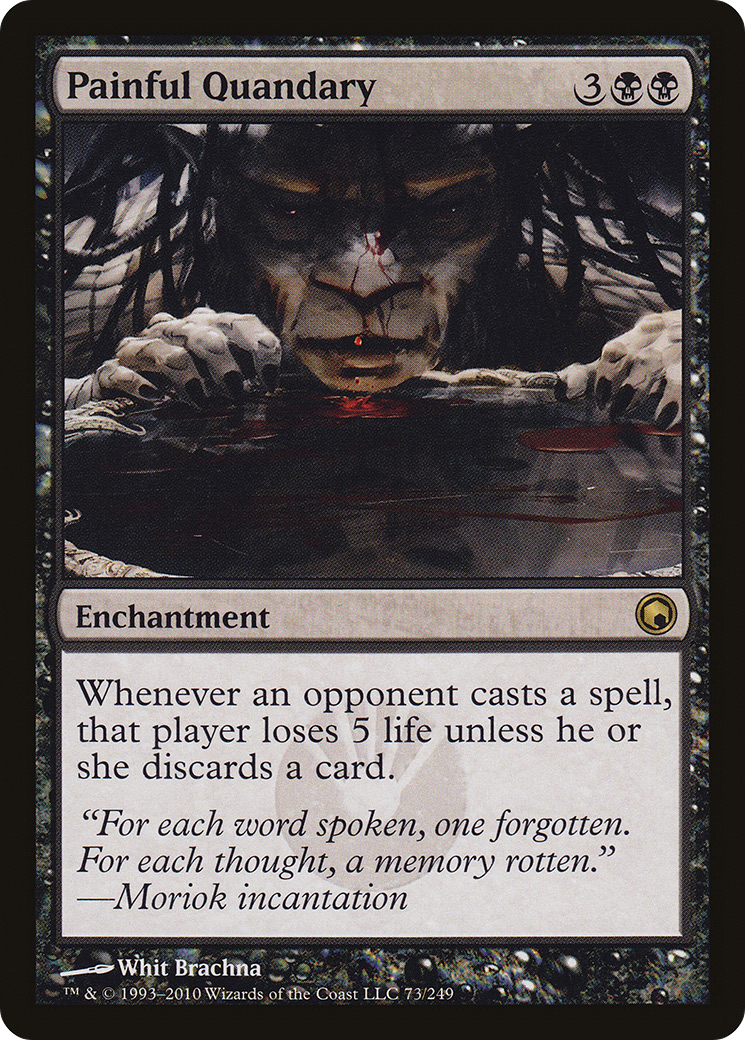 MAGIC: THE GATHERING  - Painful Quandary (SOM-073) - Scars of Mirrodin Foil