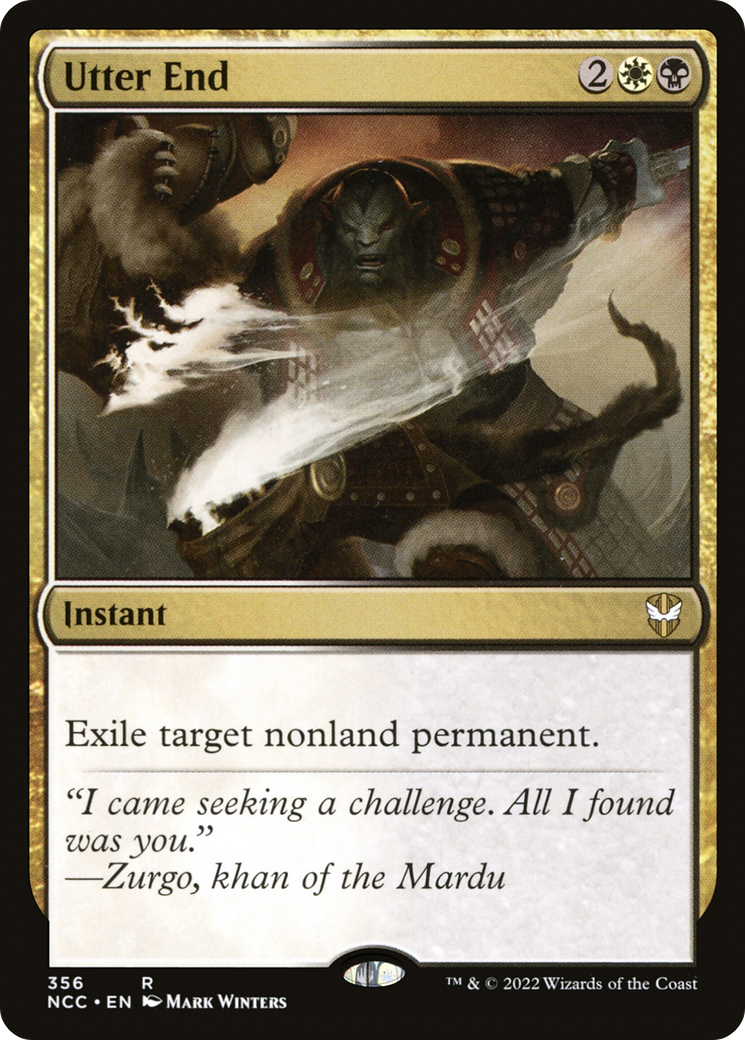 MAGIC: THE GATHERING  - Utter End (NCC-356) - New Capenna Commander
