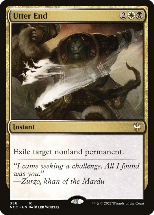 MAGIC: THE GATHERING  - Utter End (NCC-356) - New Capenna Commander